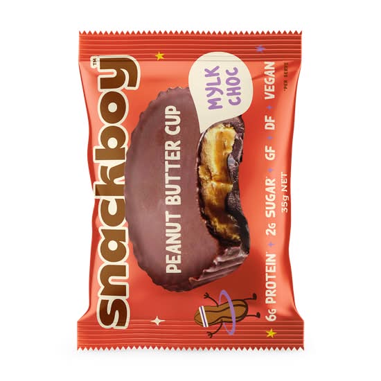 Snackboy peanut butter cup mylk choc 35g