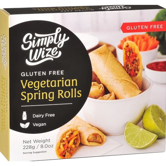 Simply Wize Spring Rolls GF 228g