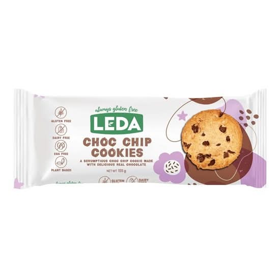Leda Choc Chip Cookies G/F 155g