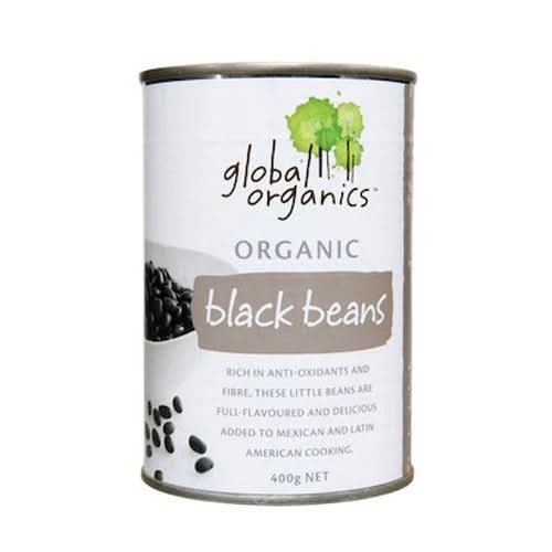 Global Organics Black Beans 400g