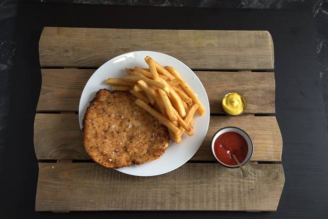 Schnitzel and Chips