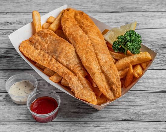 Spanish Mackerel and Chips