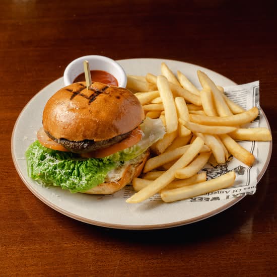 Swiss Mushroom Burger