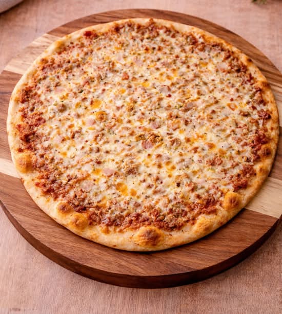 Meat and Cheese Pizza
