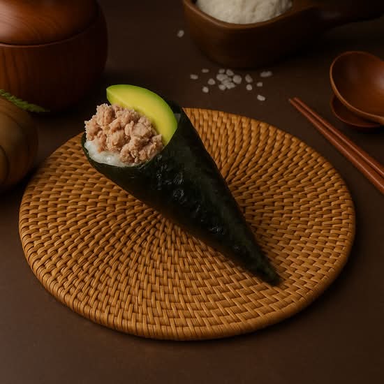 Cooked Tuna Hand Roll