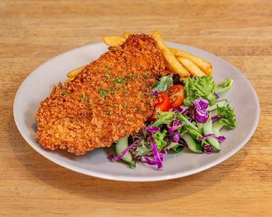 Panko Crumbed Chicken Schnitzel