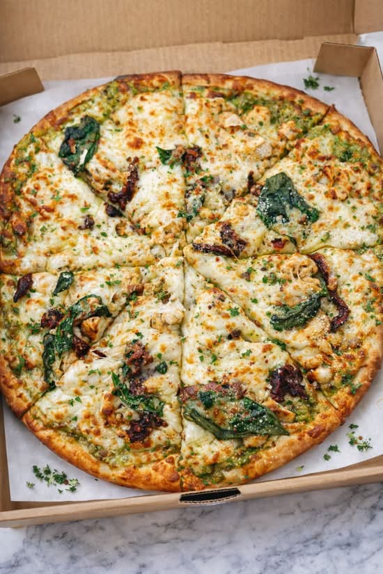 Chicken Pesto Pizza