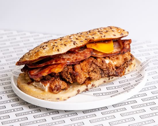 BBQ Chicken & Bacon Focaccia (POPULAR)