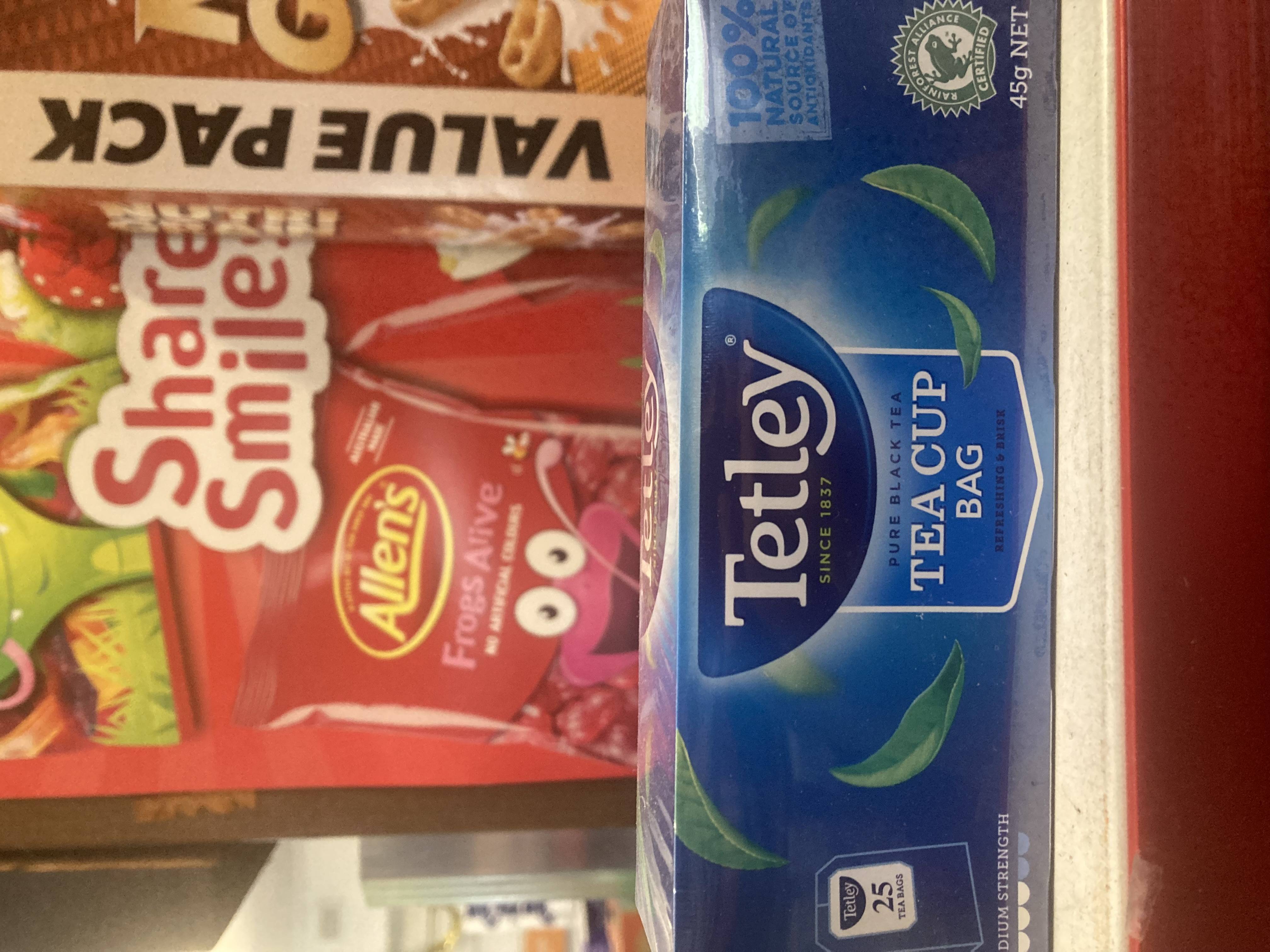 TETLEY TEA BAGS 45G