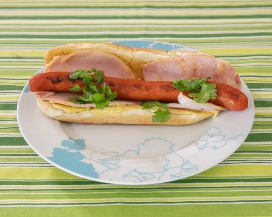 Hot Dog with The Lot Combo