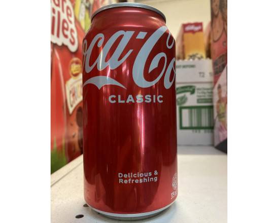 COKE CAN 375ML