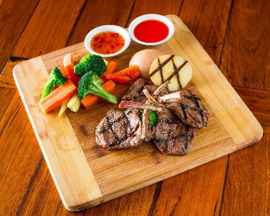 Grilled Lamb Cutlets (4pcs)