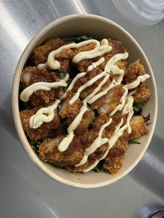 Katsu Chicken Salad Donburi