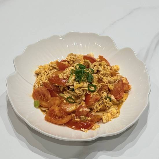 Stir fry tomato with scrambled egg