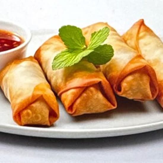 Vegetable Spring Rolls (4 In Serve)