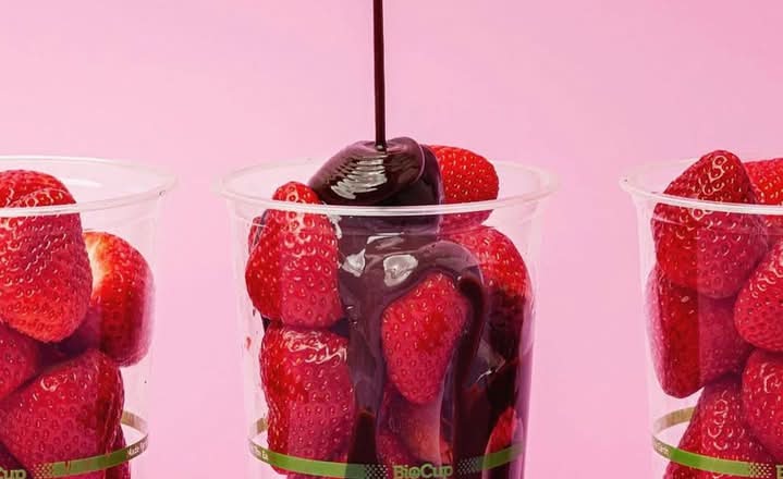 strawberry cup