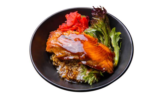 Teriyaki Salmon Don