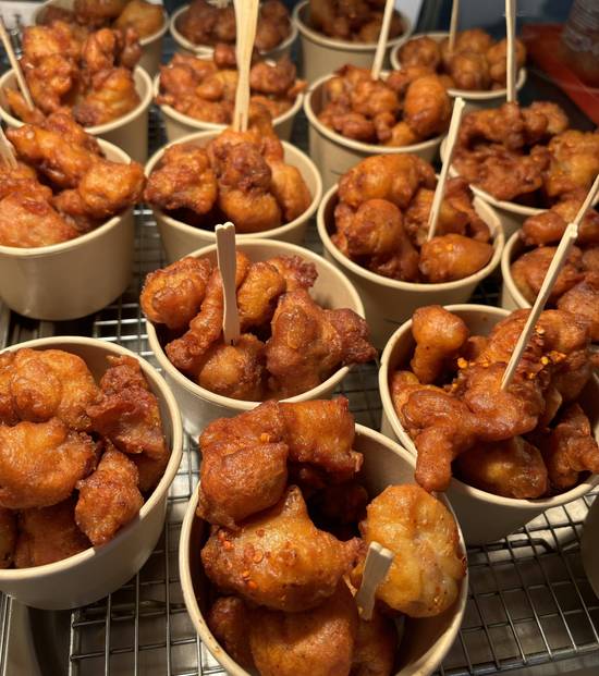 Karaage chicken in a cup -mild spicy flavour