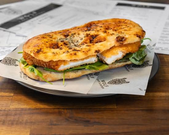 Chicken Schnitzel Focaccia