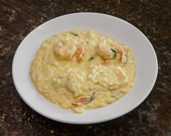 Creamy Garlic Prawn Risotto