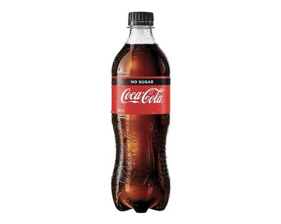Coke No Sugar 600ml Bottle
