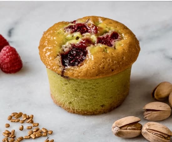 Raspberry & Pistachio Cake (GF)