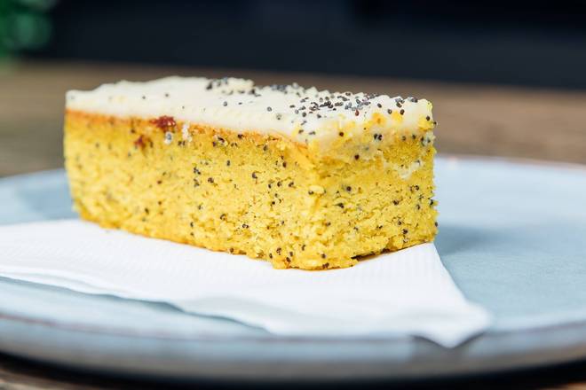 Lemon & Poppy Seed Slice (GF)