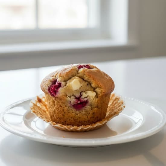 Muffin (Raspberry & White Chocolate)