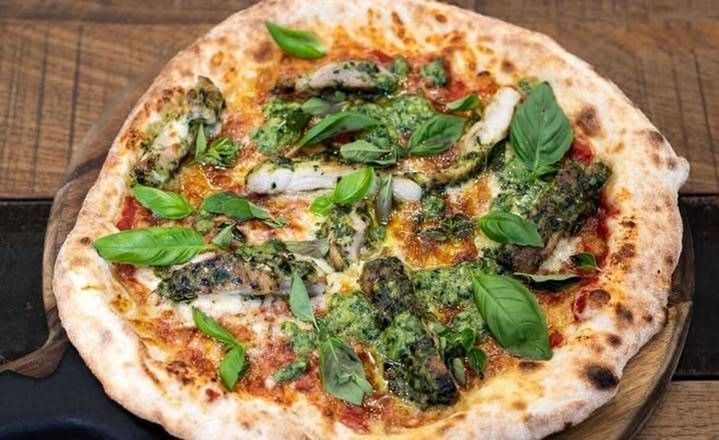 Chicken Pesto Pizza