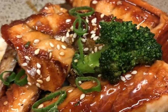 Teriyaki Salmon Don