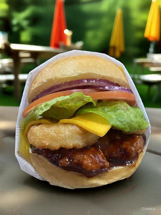 Bourbon Barbeque Chicken Burger