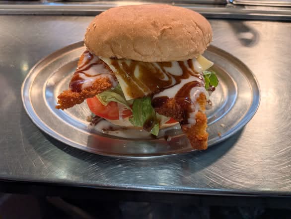 Chicken Schnitzel Burger