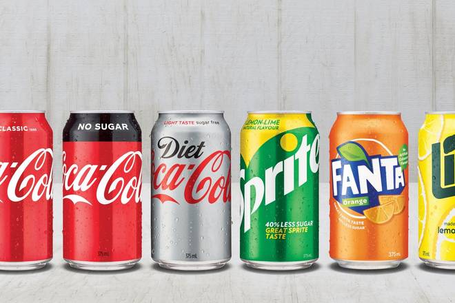 Coca-Cola 375ml can varieties