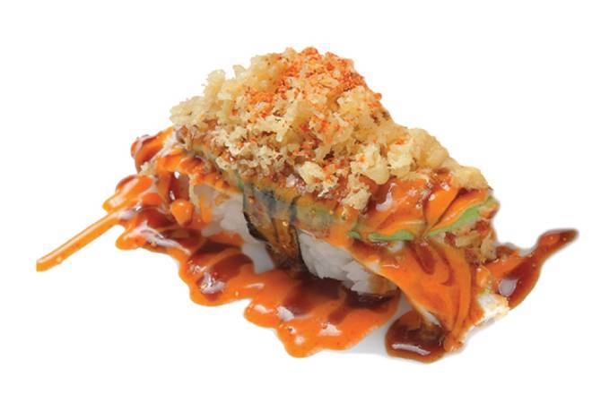 Spicy Chicken Avocado Nigiri