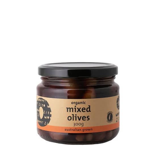 Mount Zero - Organic Mixed Olives 300g