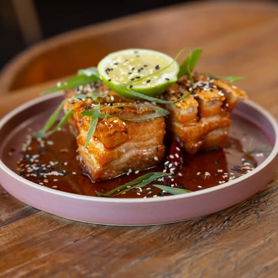 Sticky Pork Belly Bites