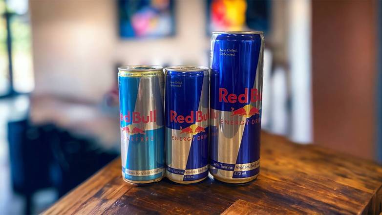 Red bull can : Energy drink