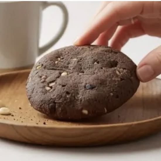 Jumbo Triple Chocolate Cookie / Biscuit🍪
