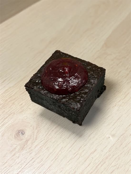 Vegan Raspberry Dark Chocolate Cake GF