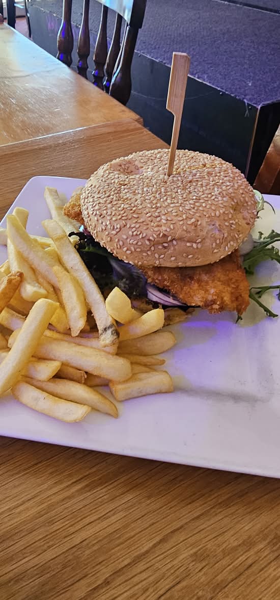 Chicken Schnitzel Burger