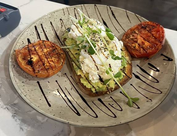 Avo Toast with Poached Eggs & Ricotta