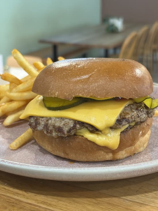 Smashed Double Cheeseburger + Fries