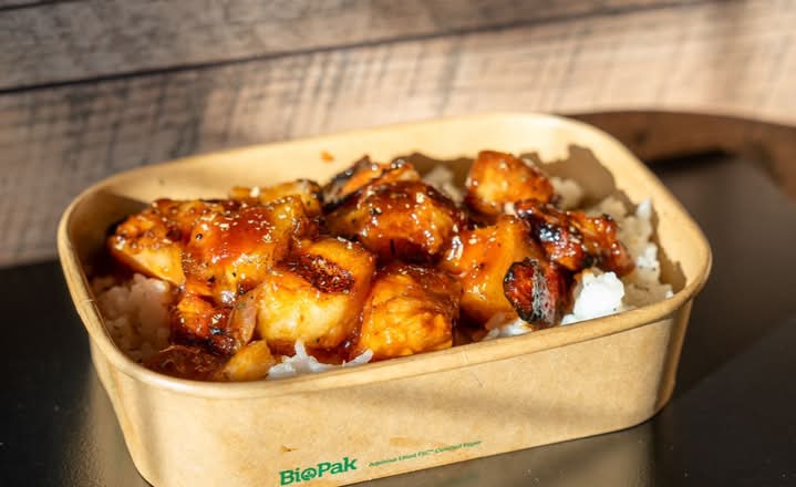 Pork Belly Bites Rice Box