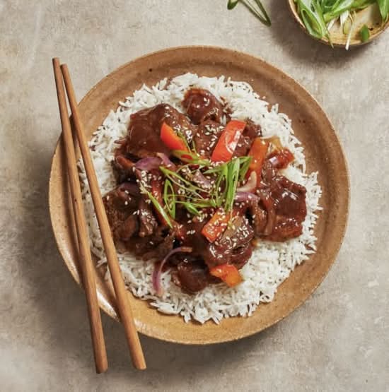 Mongolian Beef ( Pre-packed Healthy Meals)