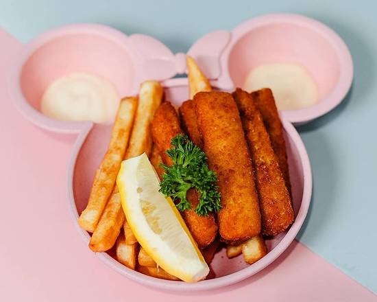 Golden Fish Finger and Chips