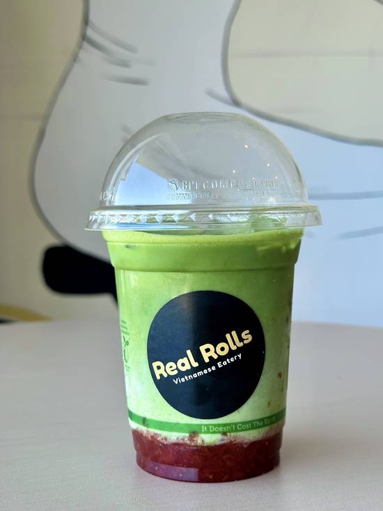 Iced Strawberry Matcha