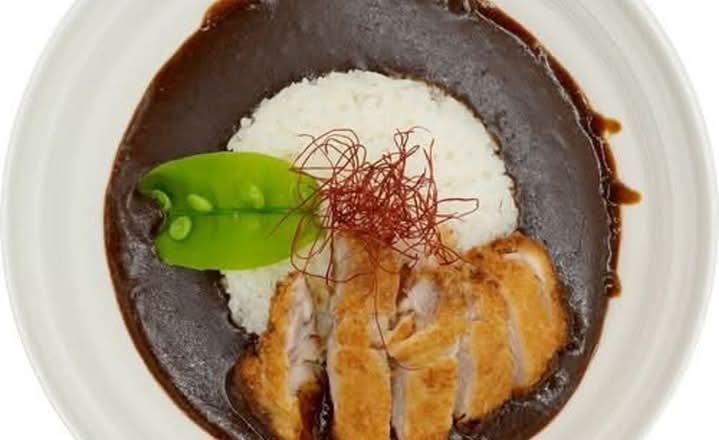 Black curry with Chicken Katsu