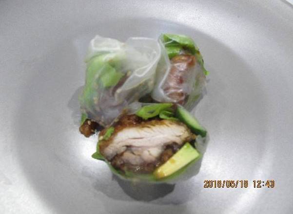 Teriyaki Chicken Rice Paper Roll