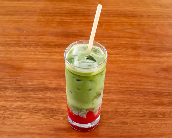Iced Strawberry Matcha