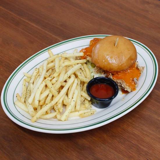 Spicy Southern Fried Chicken Burger